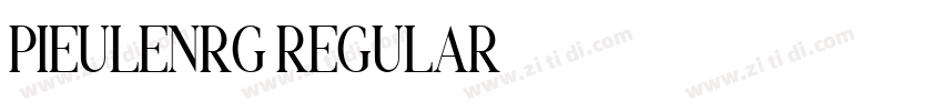 PIEULENRG REGULAR字体转换